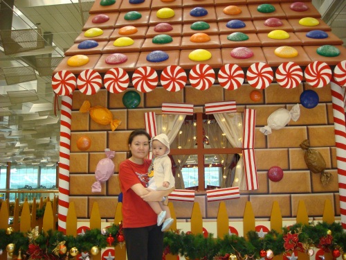 Gingerbread House at Airport
